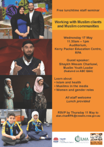 Free lunchtime staff seminar Working with Muslim Clients and Muslim Communities