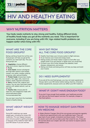 HIV and HEALTHY EATING